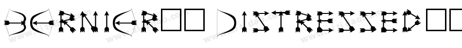 BERNIER__ Distressed生成器字体转换